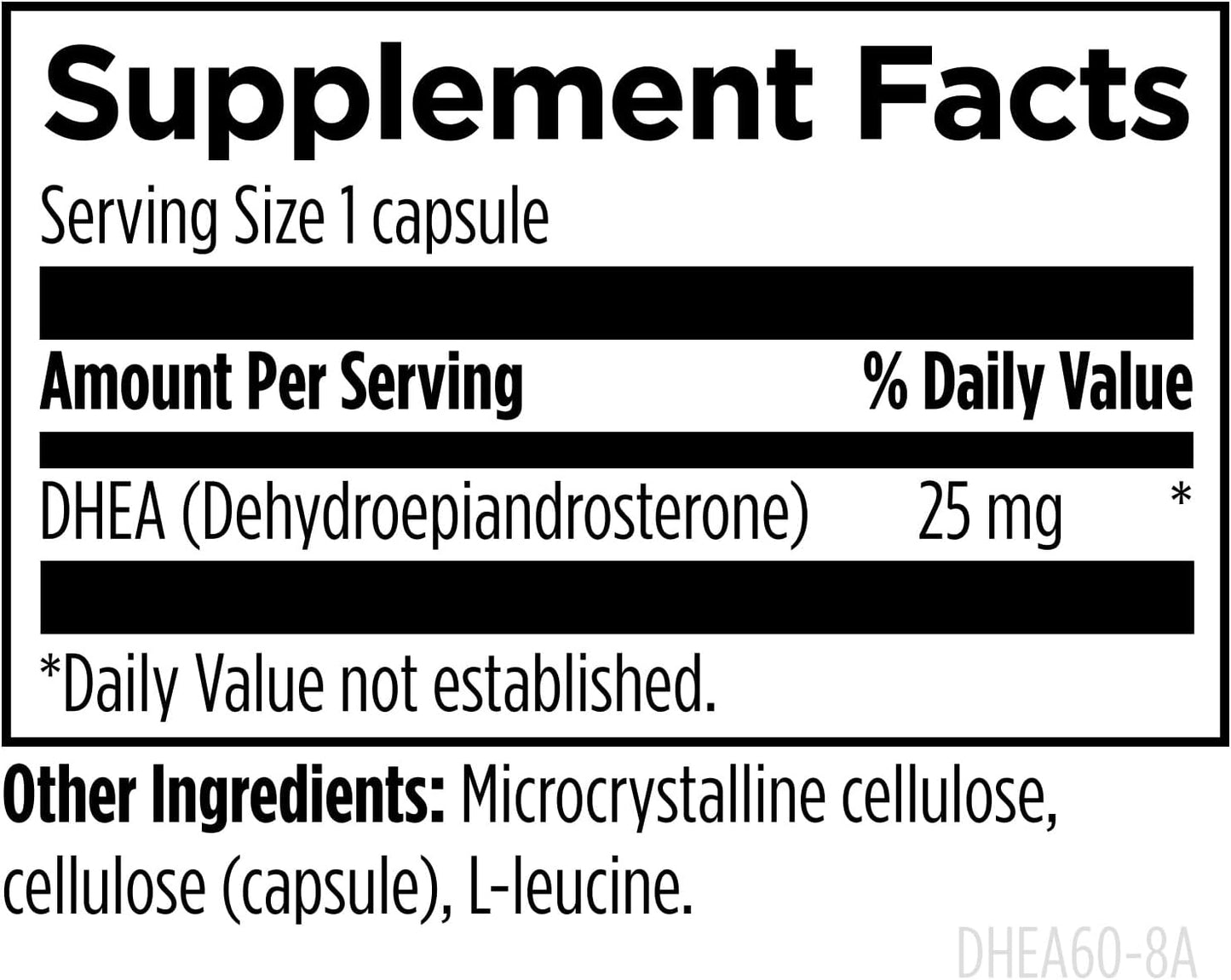 Designs for Health DHEA 25mg Food Supplement - 60 Capsules - görsel 4
