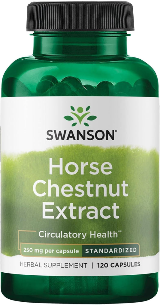 Swanson Horse Chestnut 22% Aescin (Standardised) 250 mg, 120 Capsules