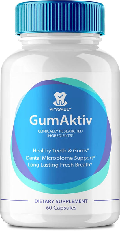 GumAktiv Capsules – All-Natural Care for Teeth and Gums (60 Capsules)