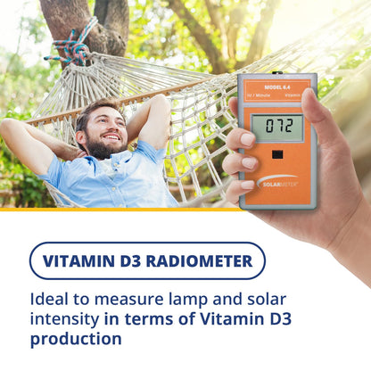 Solarmeter Model 6.4 UVB Metre – Digital UV Radiometer for Vitamin D Testing, 280-320 nm, 0-1999 IU/min