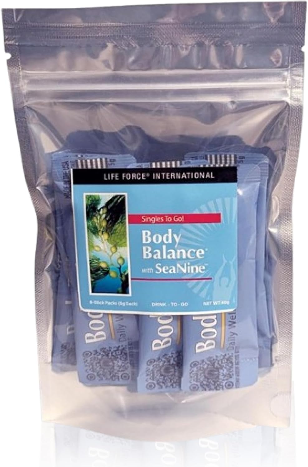 Youngevity Body Balance Sticks Land & Sea Plant Based Nutrition with 75+ Nutrients, 8 Stick Packs - görsel 1
