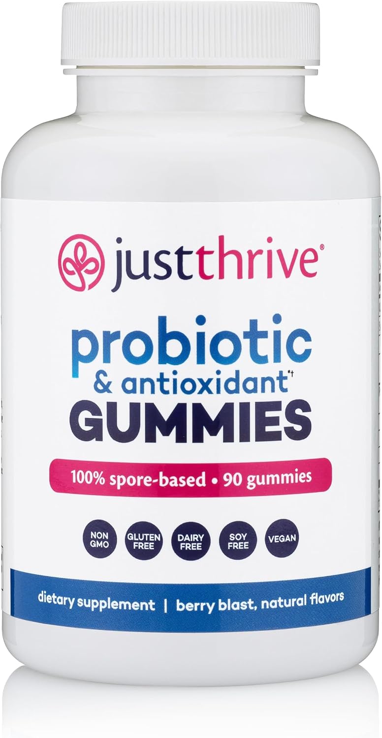 Just Thrive Probiotic Gummies - Berry Blast - 30 Count - görsel 9