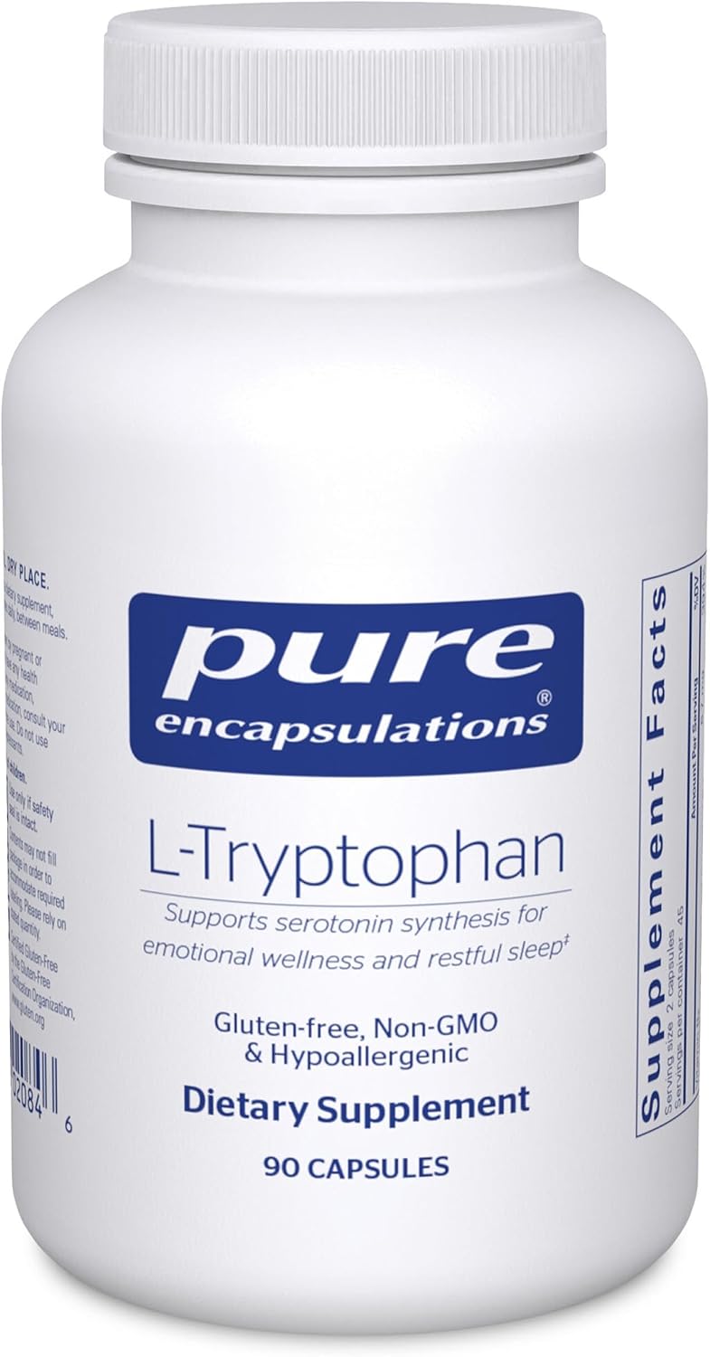Pure Encapsulations L-Tryptophan, 180 Capsules - Amino Acid for Sleep & Relaxation - görsel 8