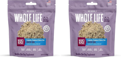 Whole Life Pet Healthy Gut Daily Dog Supplement – Human-Grade Probiotics for Digestive Support, 90 Servings