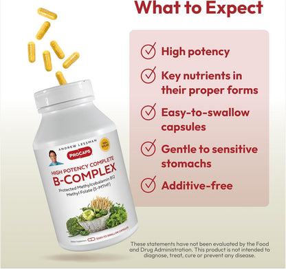 ANDREW LESSMAN High Potency B-Complex - 360 Capsules