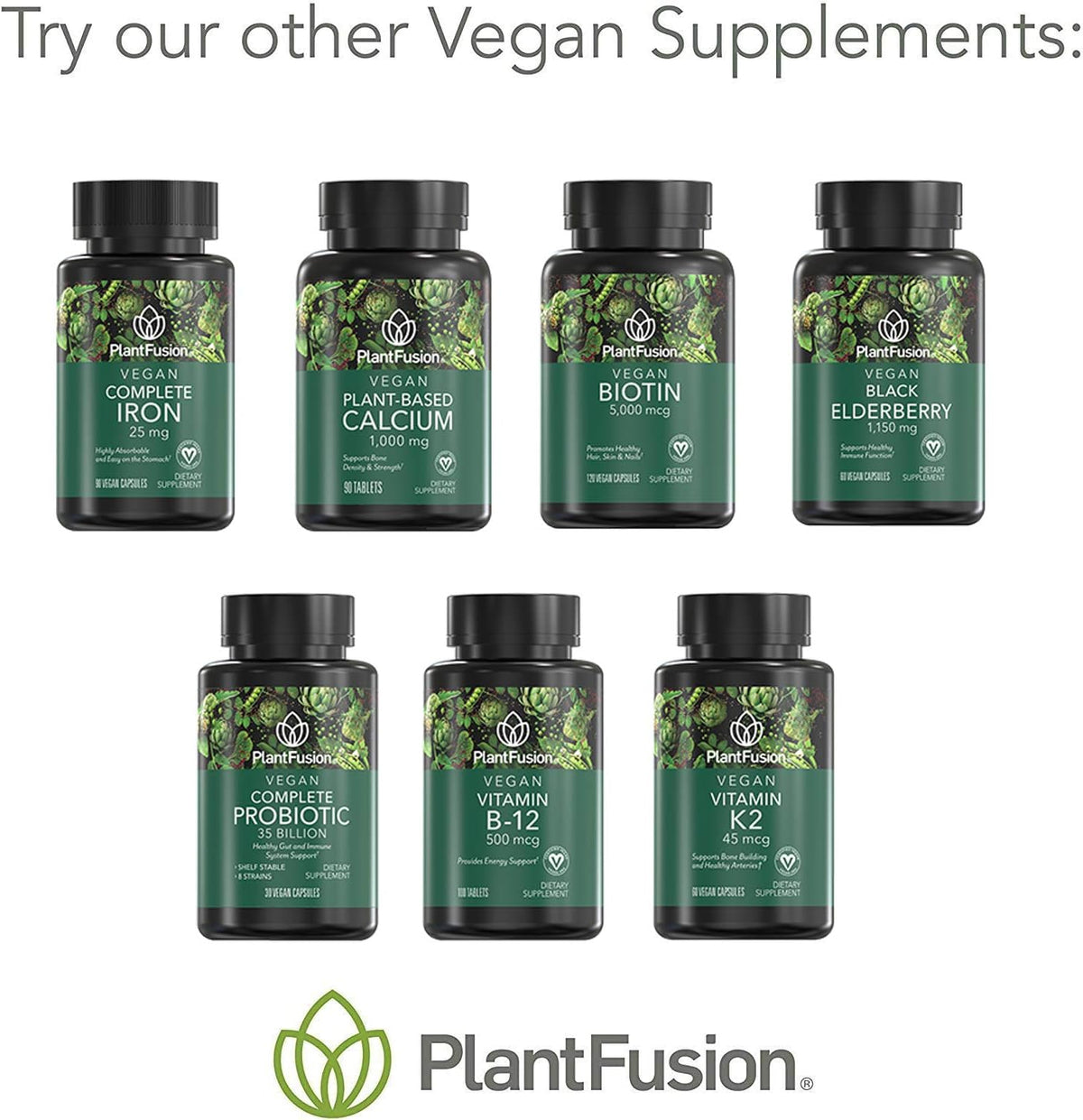 PlantFusion Vegan Biotin 5000mcg, 120 Vegan Capsules - görsel 7