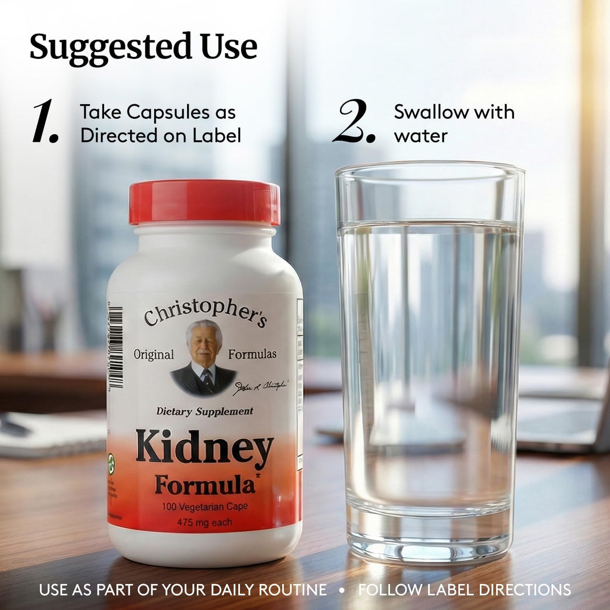 Christopher's Original Formulae Kidney Formula - Herbal Blend for Urinary System Support - Pack of 3 - görsel 6