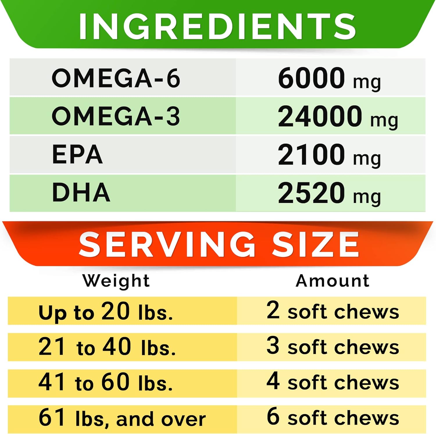 STRELLALAB Omega-3 Salmon Oil Dog Chews (180 Chews) - görsel 6