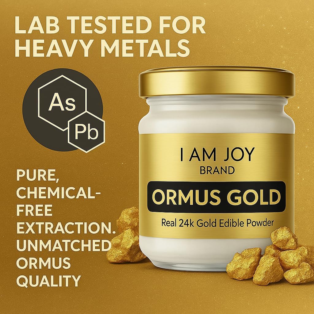 I Am Joy co. Pure Ormus White Gold Powder - Monoatomic M-State 24k 99.99% | 22g - görsel 5