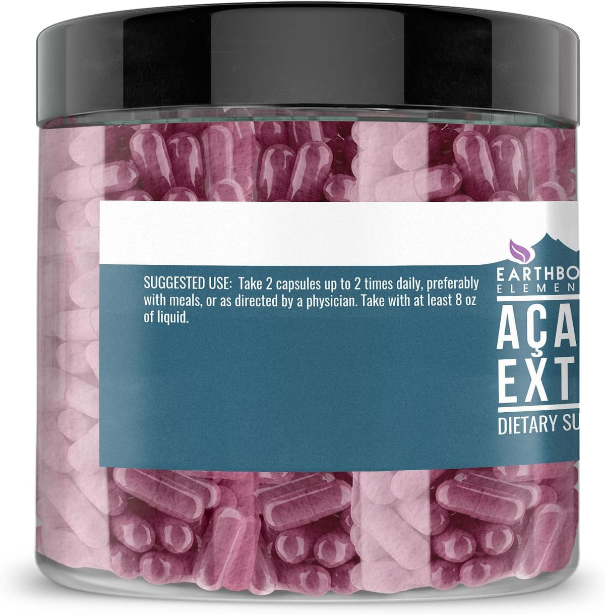 Earthborn Elements Acai Berry Extract, 200 Capsules - görsel 3