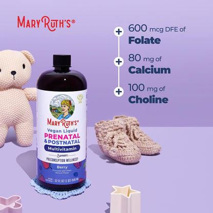 MaryRuth's Prenatal & Postnatal Liquid Multivitamin – 946 ml