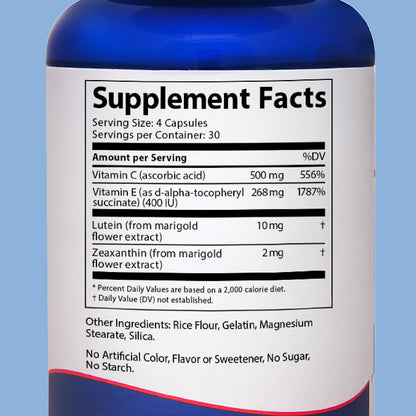 Doctor's Advantage Zinc-Free Eye Shield Vitamins, 120 Capsules, 30-Day Supply