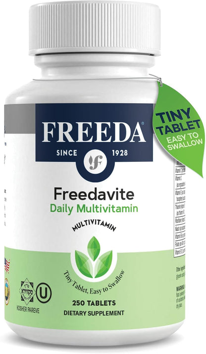 Freedavite Tiny Tablets – Moderate Multivitamin for Men and Women (100 Tablets)