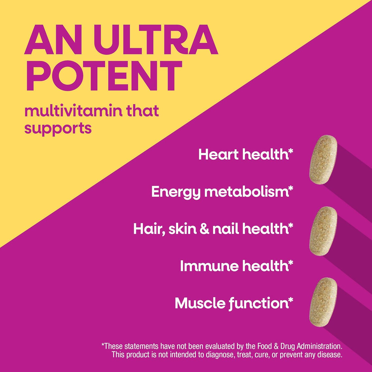 Nature's Way Alive! Ultra Multivitamin for Women - Complete Daily Multivitamin with Methylated B12, 60 Tablets - görsel 3