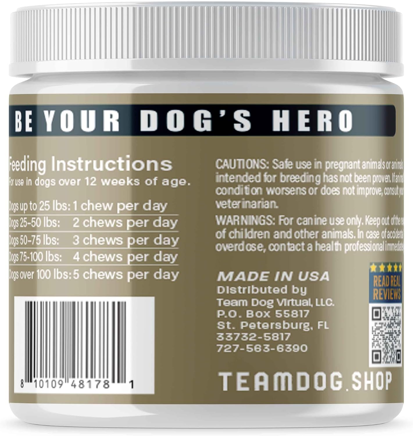 TEAM DOG Probiotic Chews for Dogs | Digestive Enzymes & Probiotics for Gut Health, Skin Support, and Sensitive Stomachs | 120 Chews - görsel 8