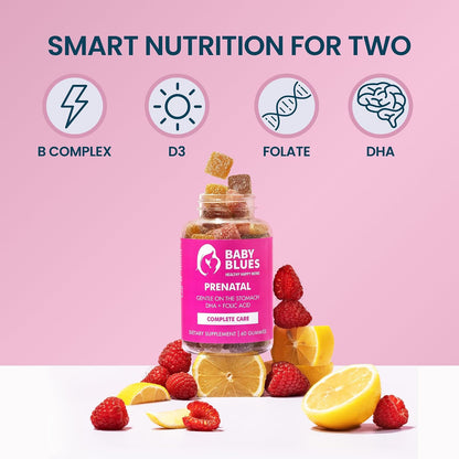 Baby Blues Prenatal Gummies for Women - – Iodine: 200 mcg (133% NRV) — helps support thyroid function during – Image 3