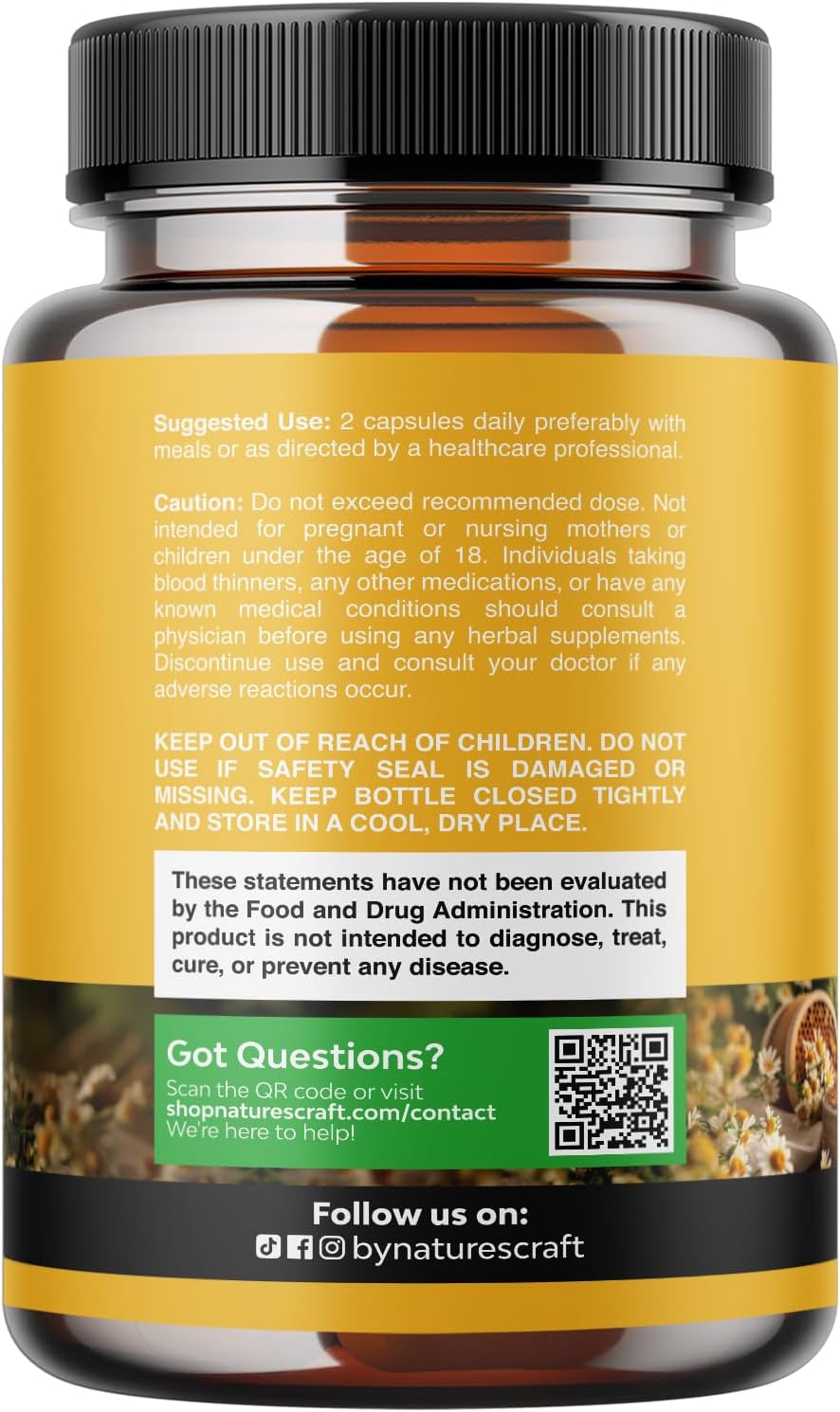 Bee Pollen Capsules for Breast Health 120 Capsules - Bee Pollen Supplement 1000mg per Serving with Naturally Occurring B Vitamins, Minerals & Enzymes - Breast Support Supplement - Vegetarian, Non-GMO & Gluten-free - görsel 9