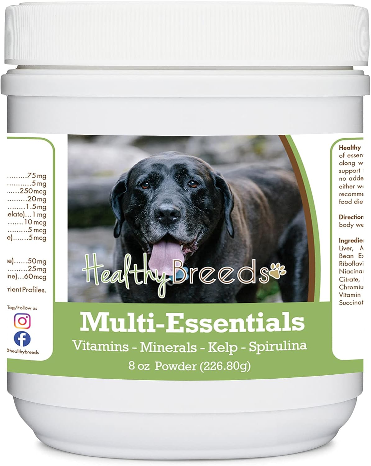 Healthy Breeds Mastador Multi-Essentials Powder for Dogs – a Great Supplement of Vitamins, Minerals & Antioxidants for Your Dog – 227g - görsel 1