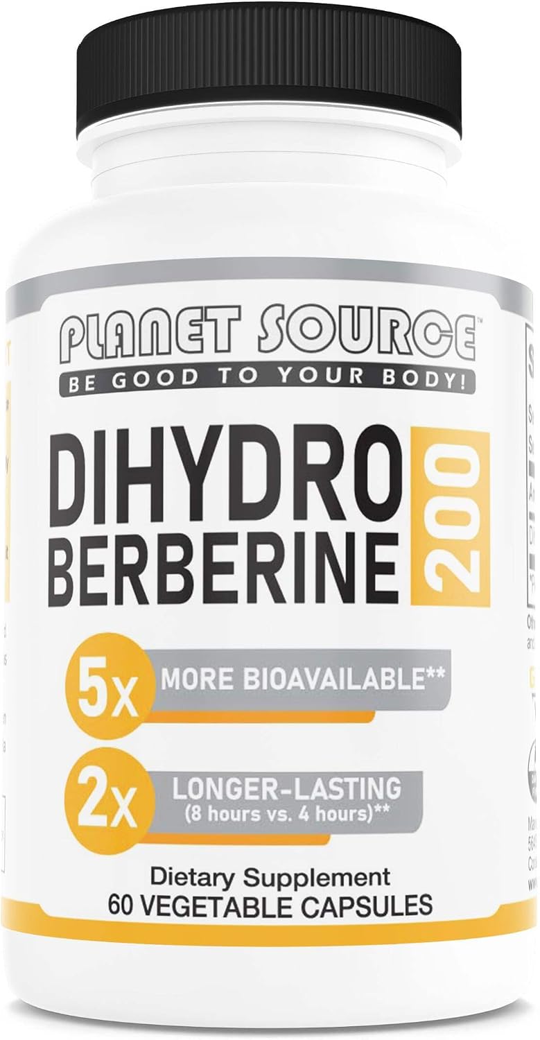 Planet Source Dihydroberberine (Glucovantage) 200 mg, 60 Capsules - görsel 1