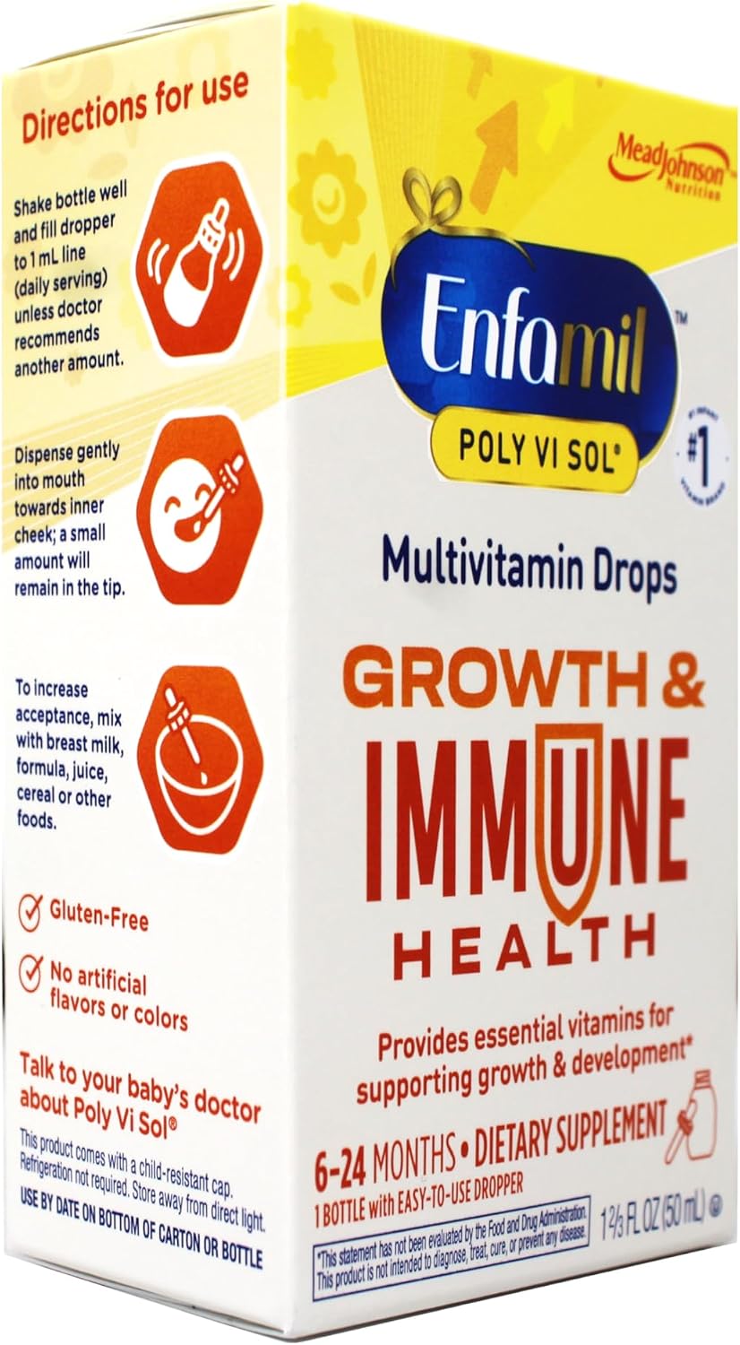 Enfamil Poly-Vi-Sol Multivitamin Drops, 50 ml - görsel 6