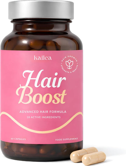 18-in-1 Hair Growth Supplement – Collagen, Biotin, Silica, Nettle & More
