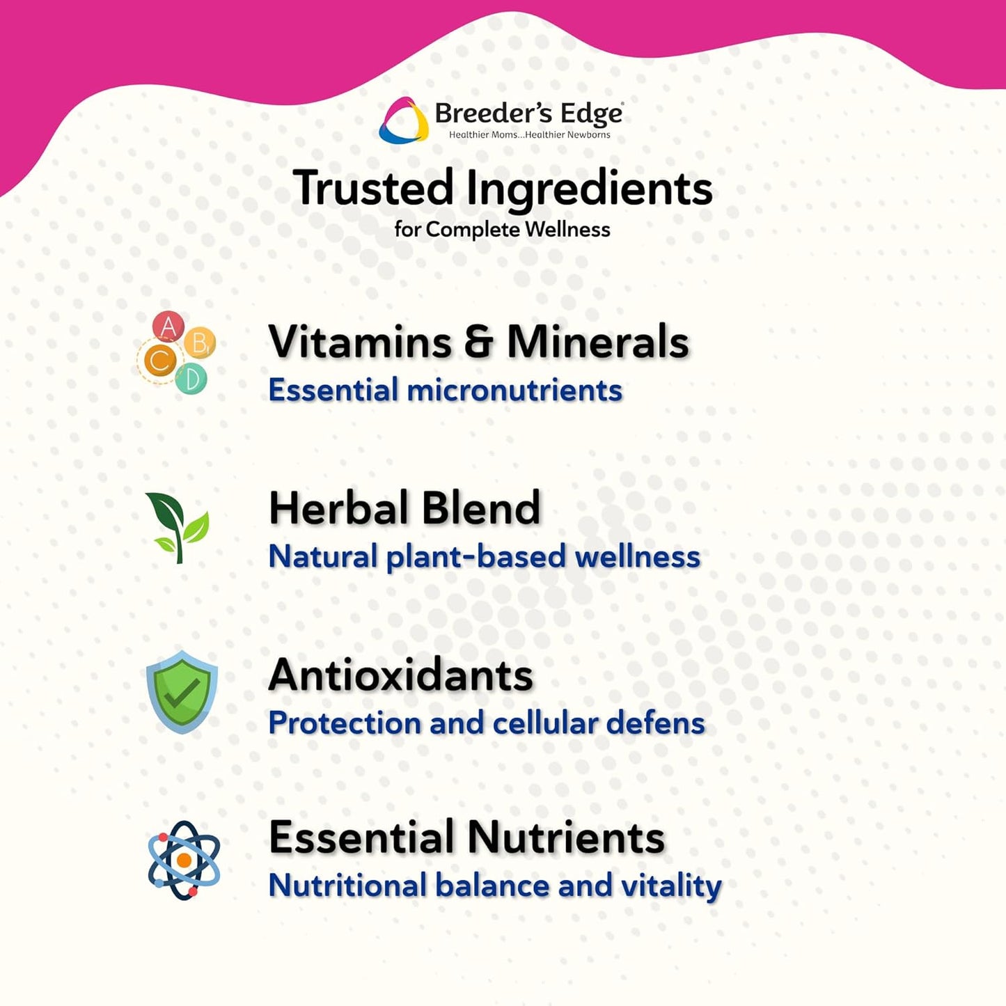 Breeder's Edge Oxy Momma Soft Chews, Postnatal Vitamin Supplement for Lactating Dogs and Cats, Supports Recovery, Hormones, and Next Pregnancy - for Medium & Large Dogs, 40ct Soft Chews - görsel 4