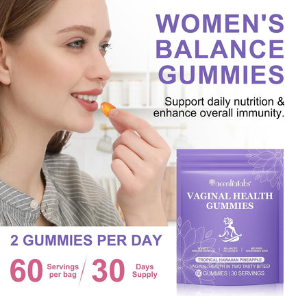 Vital Source Vaginal Probiotics Gummies for Women - pH Balance & Feminine Wellness, 60 Gummies