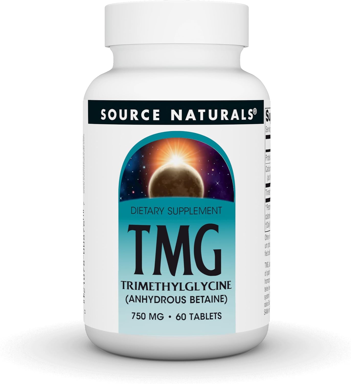 Source Naturals TMG, Trimethylglycine (Anhydrous Betaine) - 750 mg - 120 Vegetarian Tablets - görsel 7