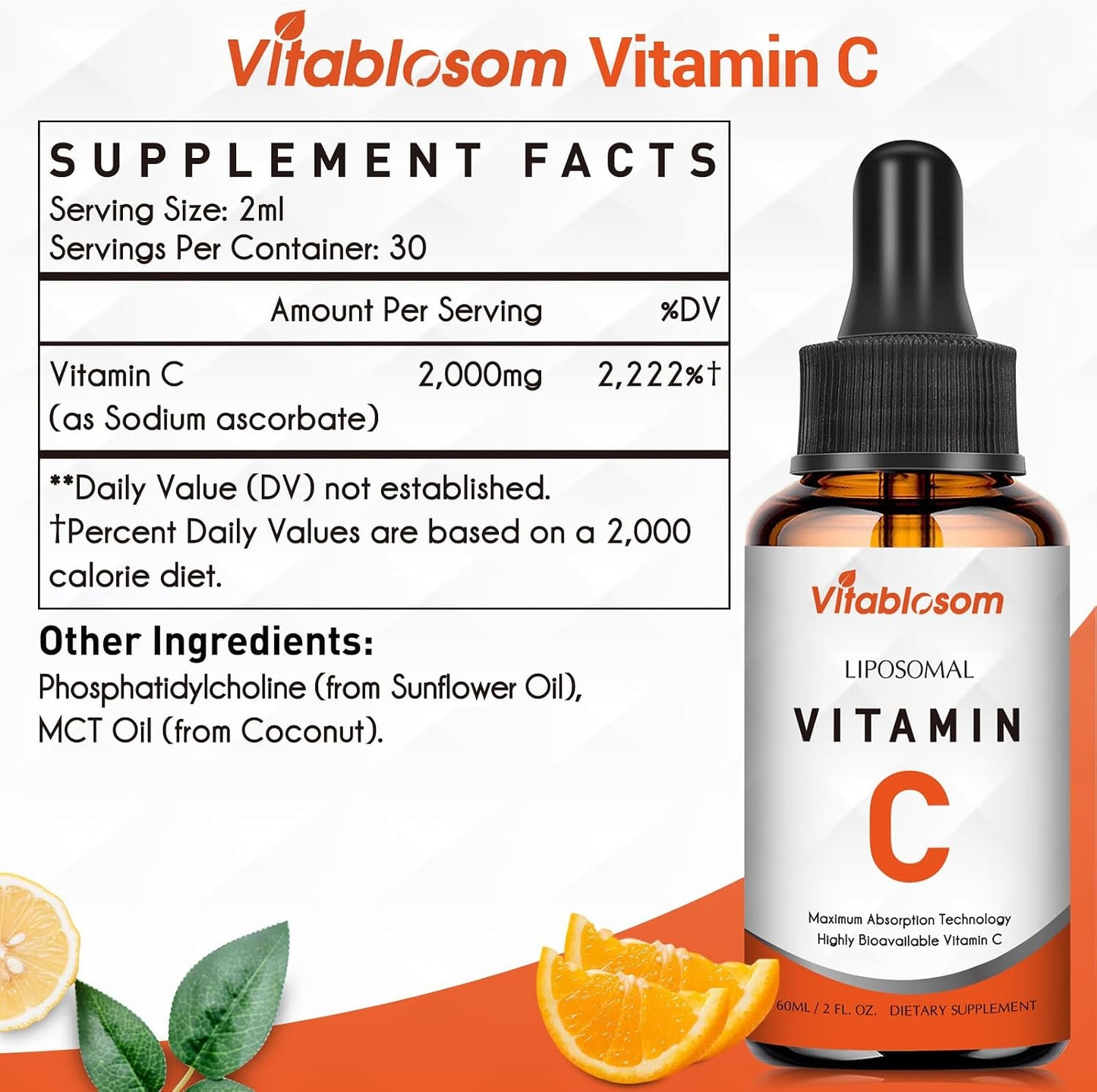 Vitablosom Liposomal Vitamin C 2000mg Liquid - görsel 7