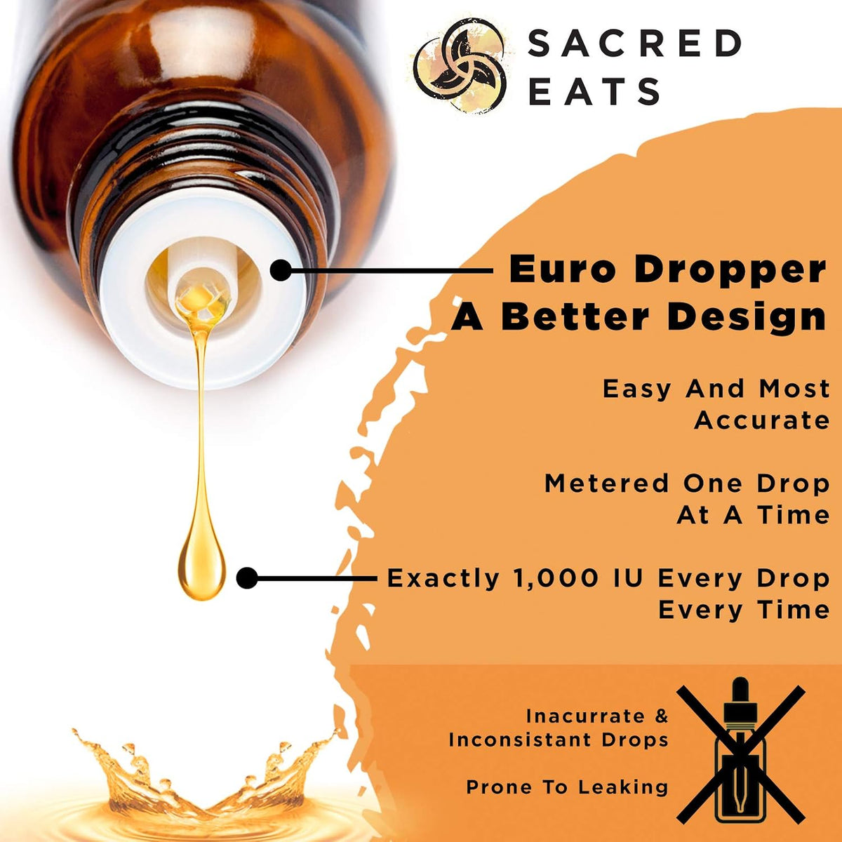 Organic Liquid Vitamin D Drops – 1,000 IU per Drop, Sugar Free, Flavourless - görsel 4
