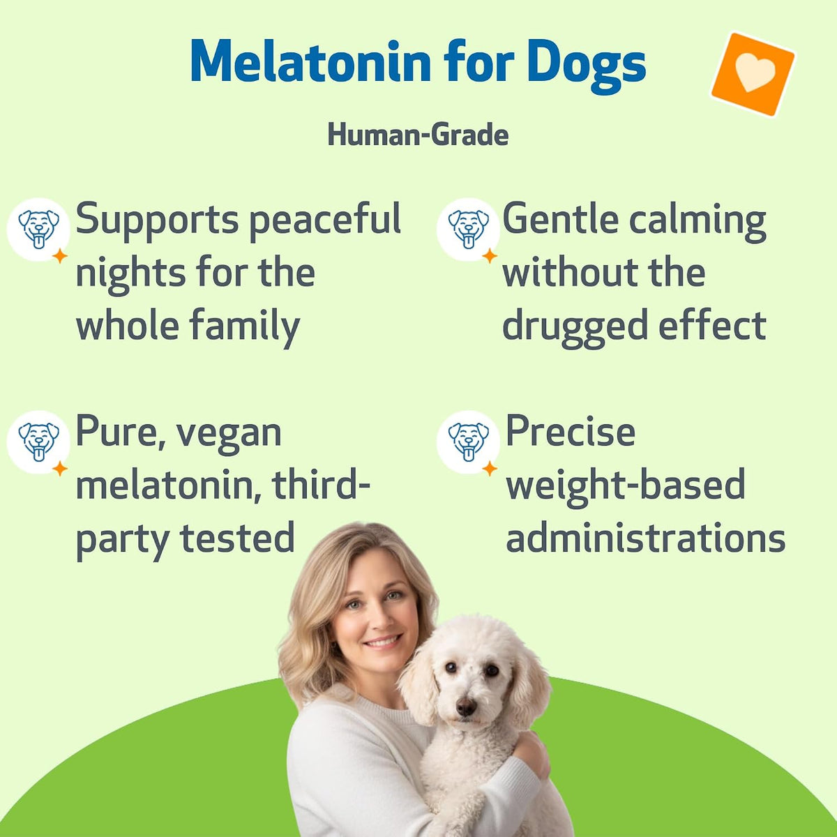 Pet Wellbeing Pet Melatonin for Dogs - Supports Adrenal Health, Cortisol Balance, Helps Maintain Normal Sleep Patterns - Veterinarian-Formulated Liquid Supplement 2 fl oz (59 ml) - görsel 2