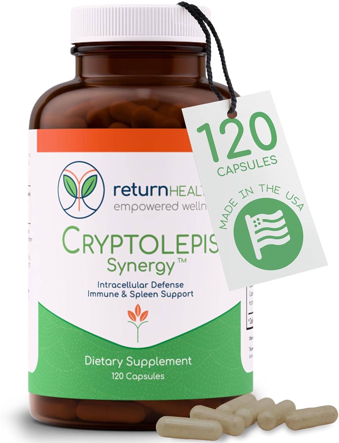 Cryptolepis Synergy – Immune Support Food Supplement, 120 Capsules - görsel 1