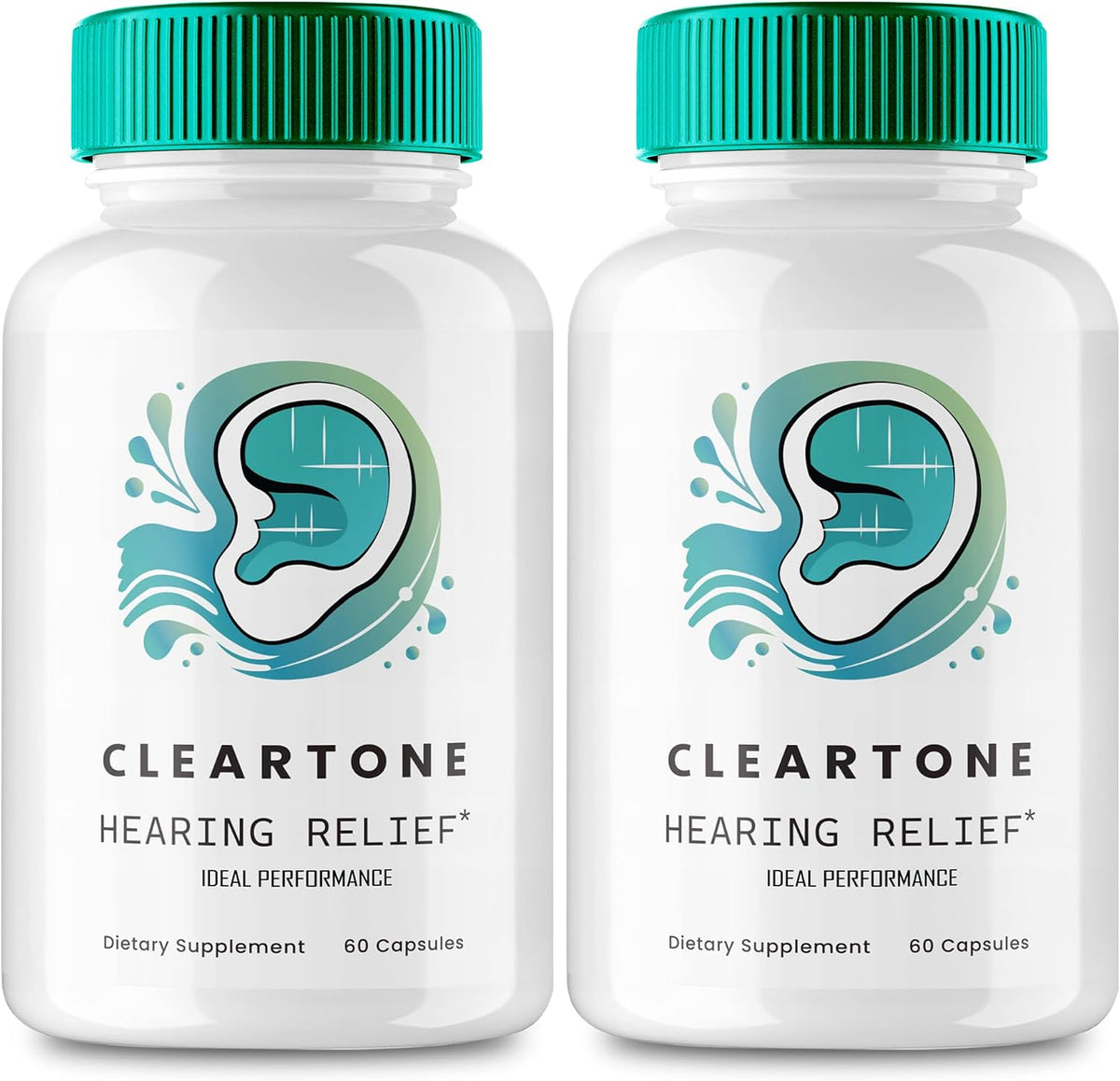 Cleartone Tinnitus Relief Capsules – Maximum Strength for Ringing Ears (2 Pack) - görsel 1