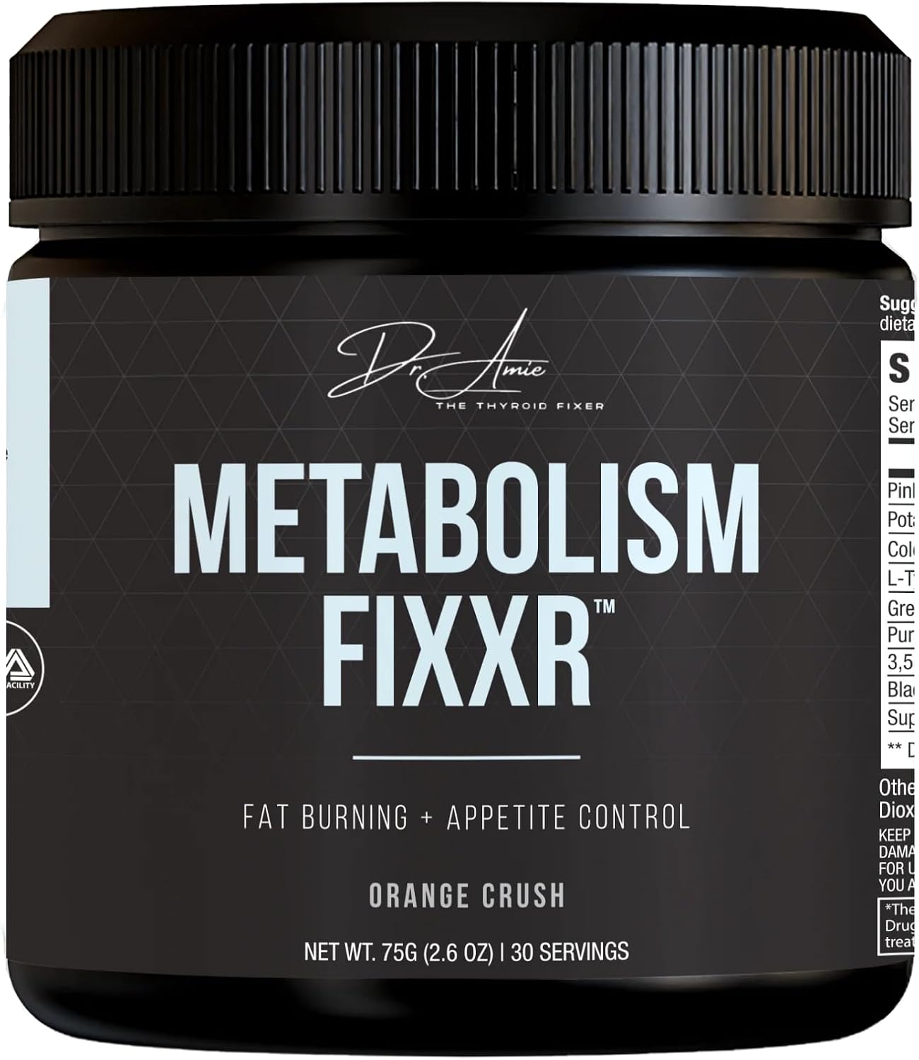 Fixxr Metabolism support by Dr. Amie – Orange Crush Flavour (30 Servings) - görsel 1