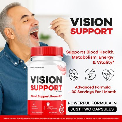 Vision Support Supplement - 300 Capsules (5 Month Supply)