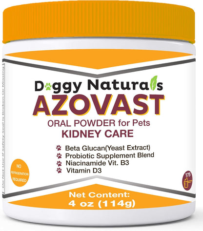 Azovast Powder Kidney Restore & Kidney Support for Dogs & Cats (113 g)