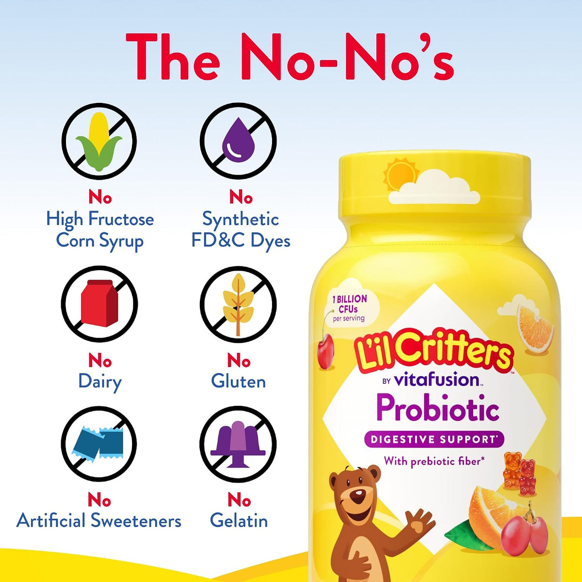 L'il Critters Kids Probiotic Gummies – 60 Gummies - görsel 7