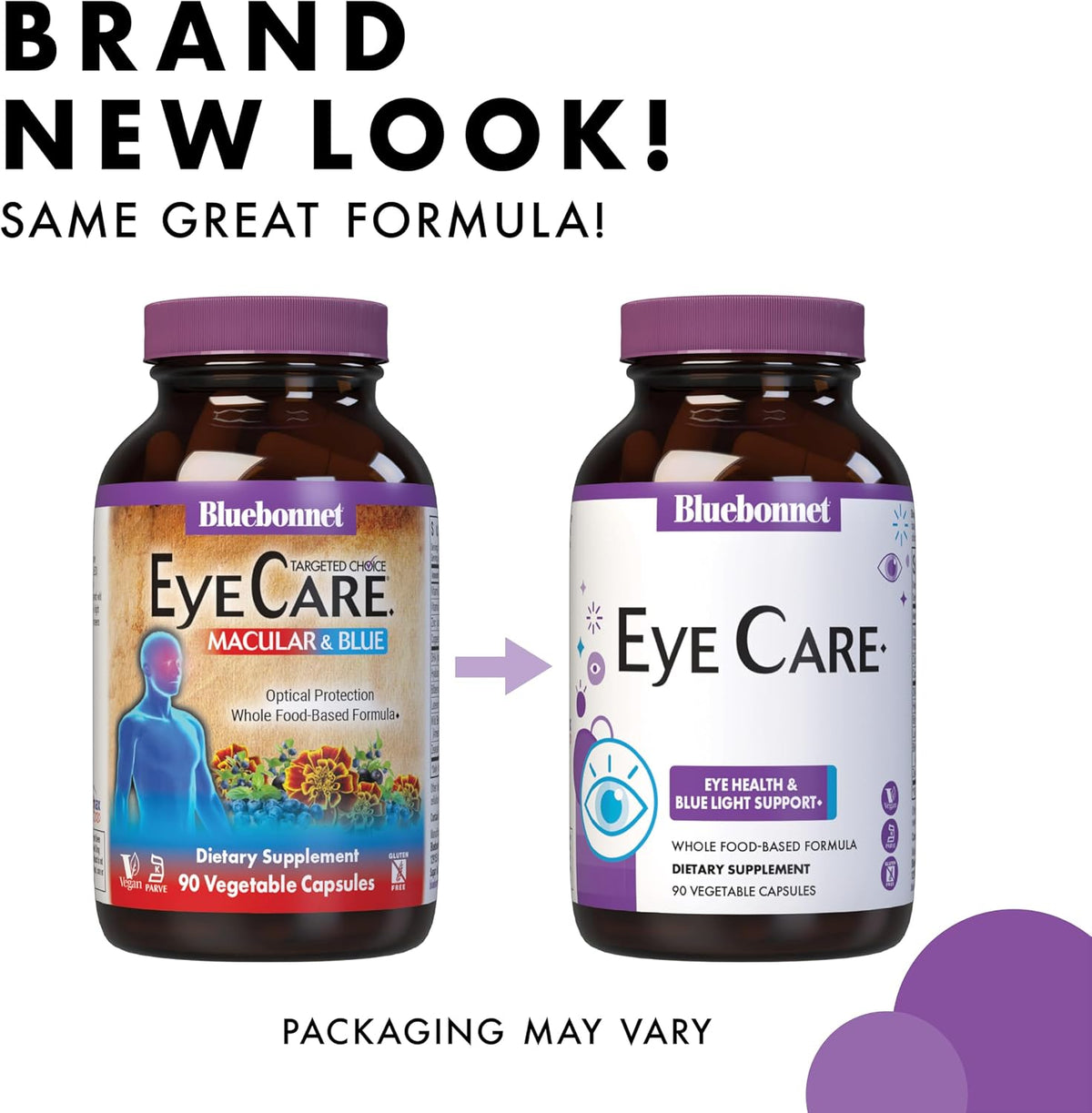 Bluebonnet Nutrition Targeted Choice Eye Care - Supports Eye Health and Macular Protection (90 Vegetable Capsules) - görsel 2
