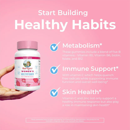 MaryRuth Organics Women's Immune Support Multivitamin Gummies - Sugar-Free, Vegan, 60 Count