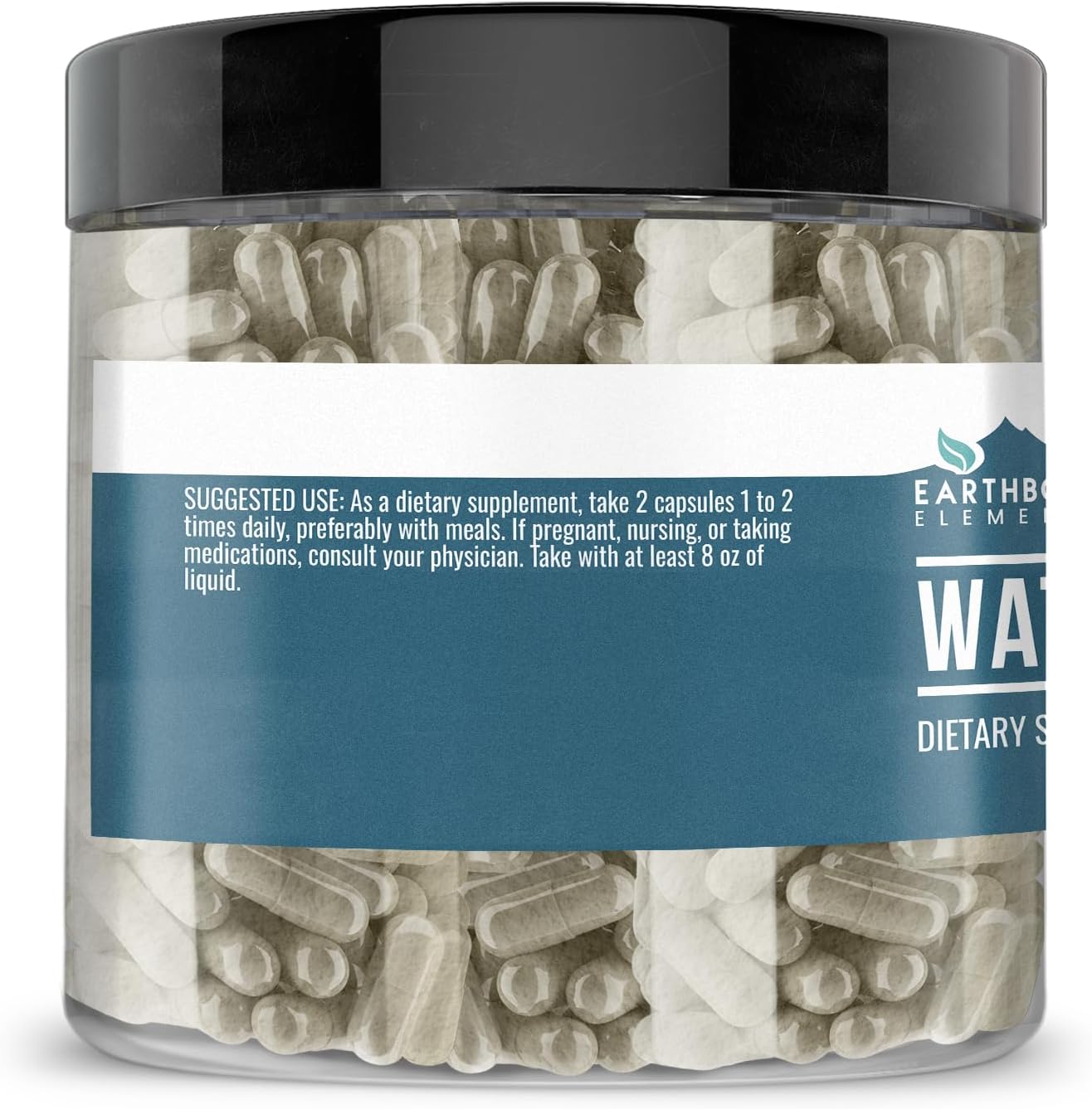 Earthborn Elements Watercress 200 Capsules, Pure & Undiluted, No Additives - görsel 3