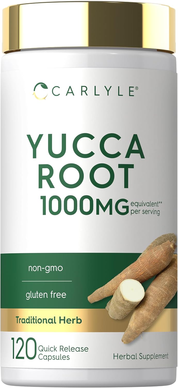 Carlyle Yucca Root Extract | 120 Capsules | Herbal Food Supplement | Non-GM and Gluten-free - görsel 1