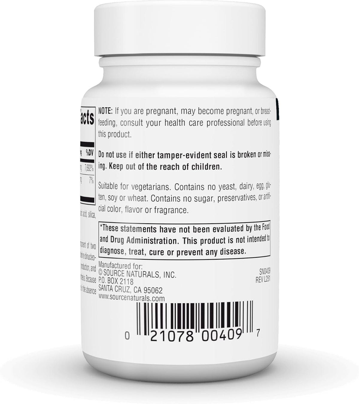 Source Naturals Vitamin B-2 Riboflavin 100 mg – 100 Tablets - görsel 4
