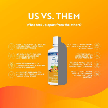 Passion 4 Life Daily Liquid Multivitamin + Minerals