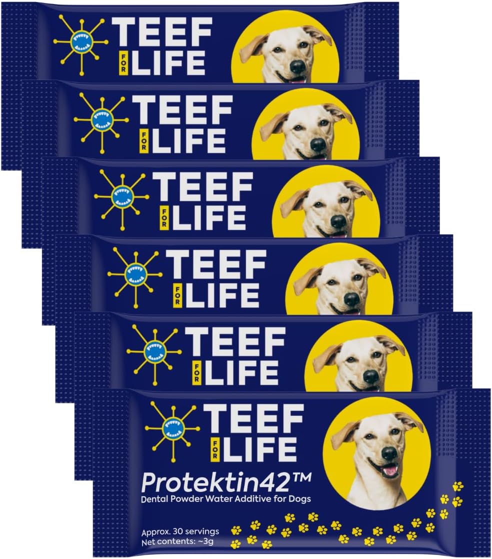 Protektin42 Prebiotic Dog Dental Powder Refill - 180 Servings (6 Packets) - görsel 1