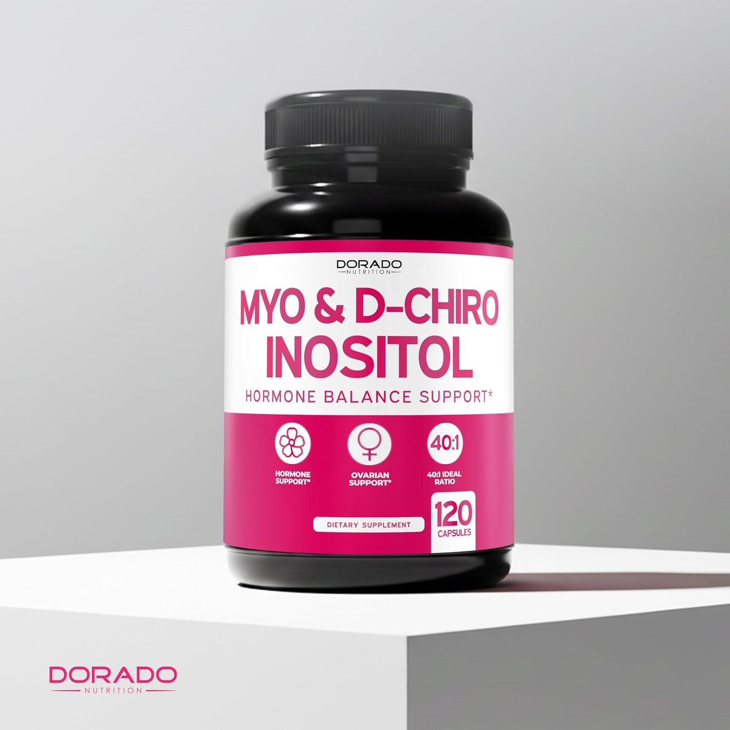 Myo-Inositol & D-Chiro-Inositol Supplement for Women – 40:1 Ratio, 2050mg, 120 Capsules - görsel 5