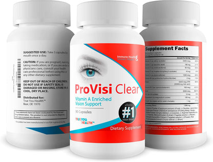 Pro VisiClear for Eyes – Vitamin A Enriched Eye Health Supplement with Lutein and Zeaxanthin