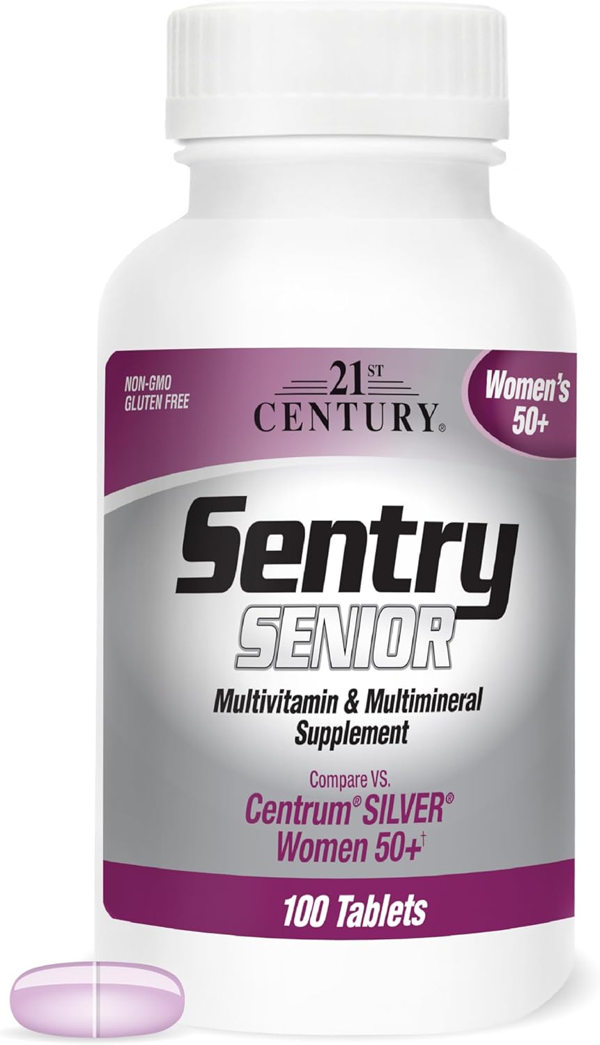 21st Century Sentry Senior Women 50 Plus Tablets, 100 Tablets - görsel 1