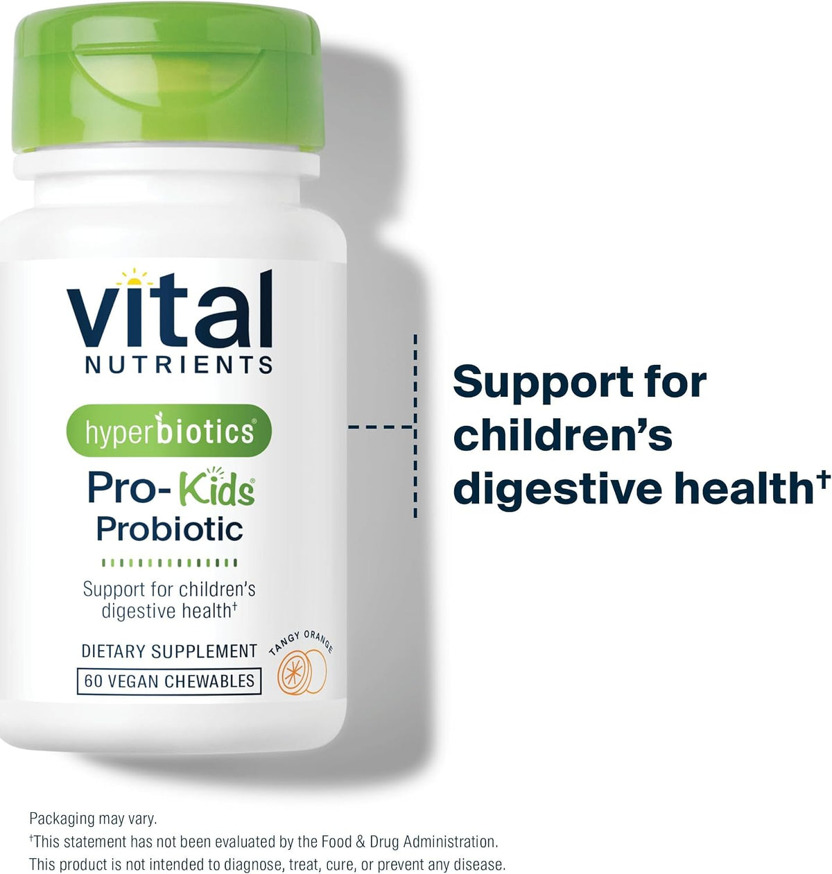 Hyperbiotics Pro Kids Probiotic | Sugar-Free Orange | 60 Chewable Tablets - görsel 4