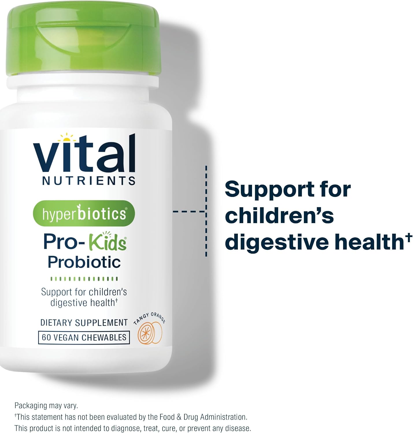 Hyperbiotics Pro Kids Probiotic | Sugar-Free Orange | 60 Chewable Tablets - görsel 4
