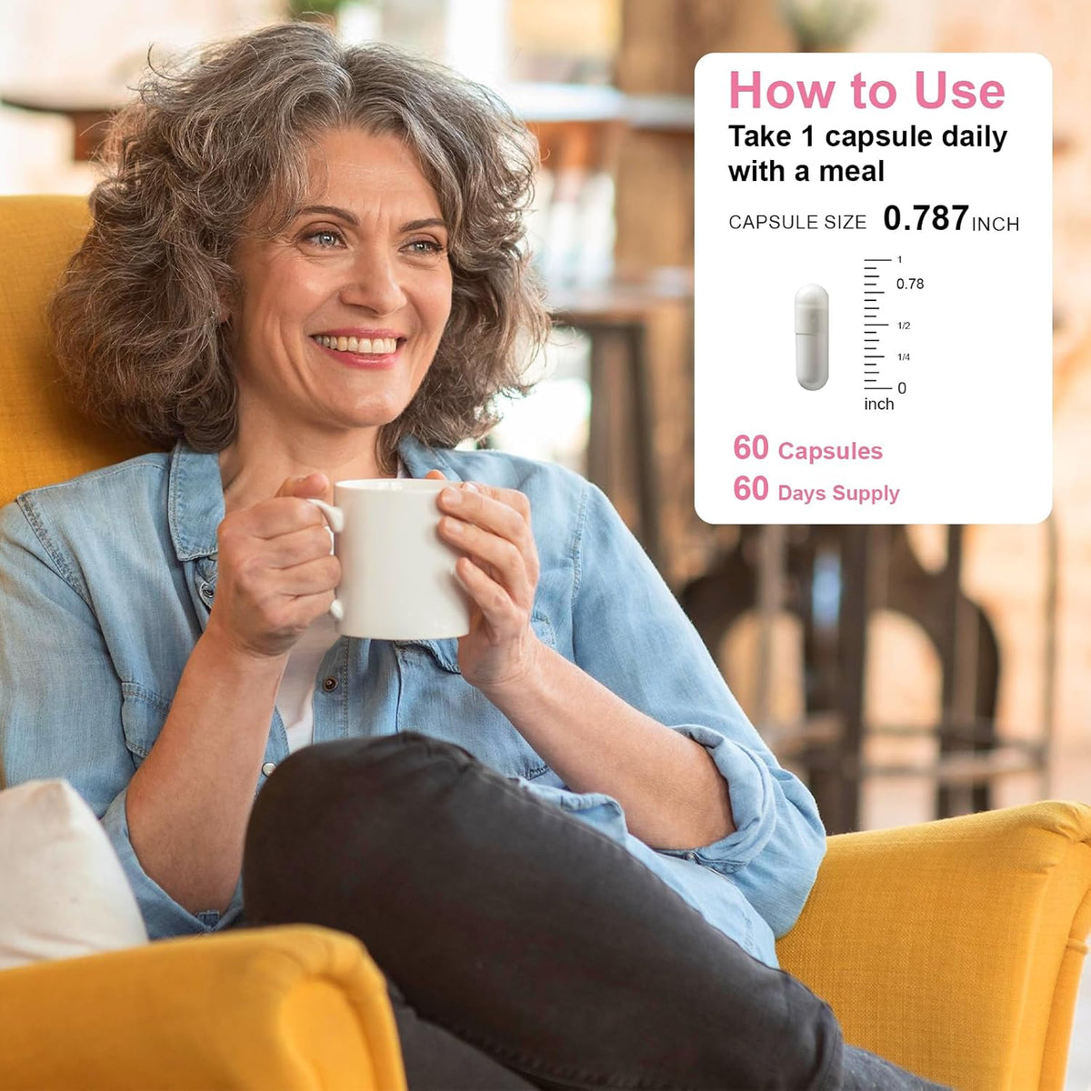Novafun Menopause Relief Capsules – with Soya Isoflavone, Black Cohosh, Vitex, and Magnesium - görsel 7